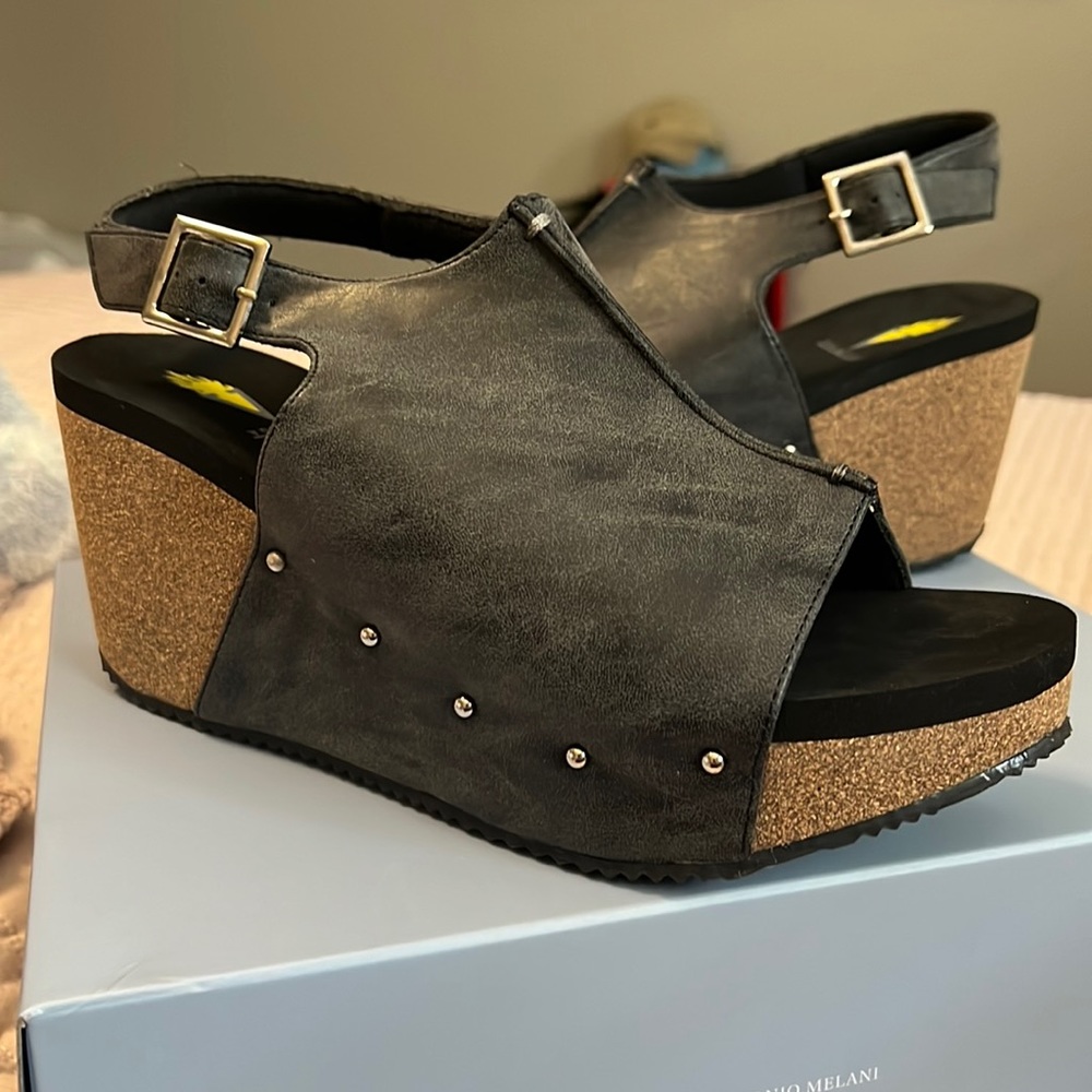 Volatile wedge shoe